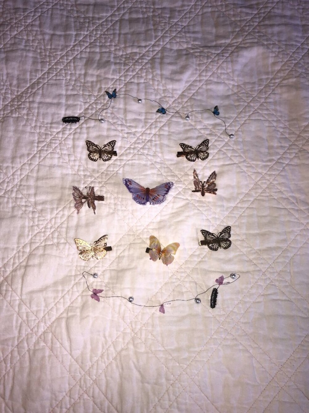 Butterfly Metal Hair Clips Accessories
